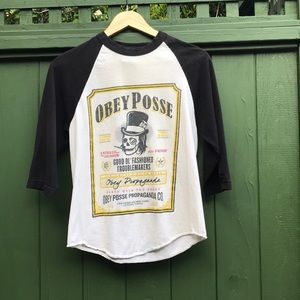 Obey baseball t-shirt